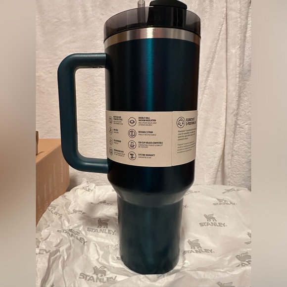 NIB-Stanley -Quencher H2.0 FlowState Tumbler 40 oz Balsam Glow- Limited Edition - Picture 5 of 13